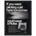 Rolex Jet Pilot Vintage Poster Ad