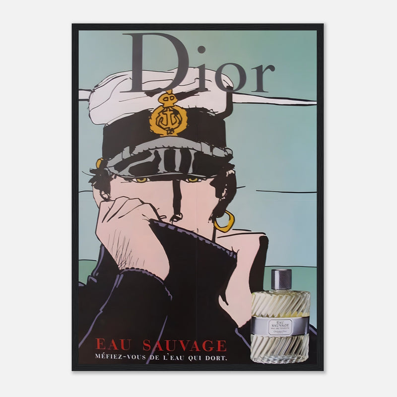 Dior Eau Sauvage Captain Vintage Poster