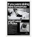 Rolex Ski Vintage Poster Ad