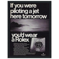 Rolex Jet Pilot Vintage Poster Ad