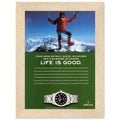 Rolex Life is Good Vintage Poster Ad