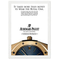 Audemars Piguet Master Watchmaker Vintage Poster Ad