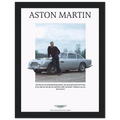 Aston Martin Vintage Poster Ad - 1964 James Bond Goldfinger