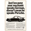 Porsche - German Speaking Vintage Poster