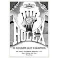 Rolex Hong Kong Jewellers Vintage Poster Ad