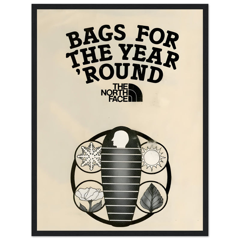 The North Face Sleeping Bags Vintage Poster