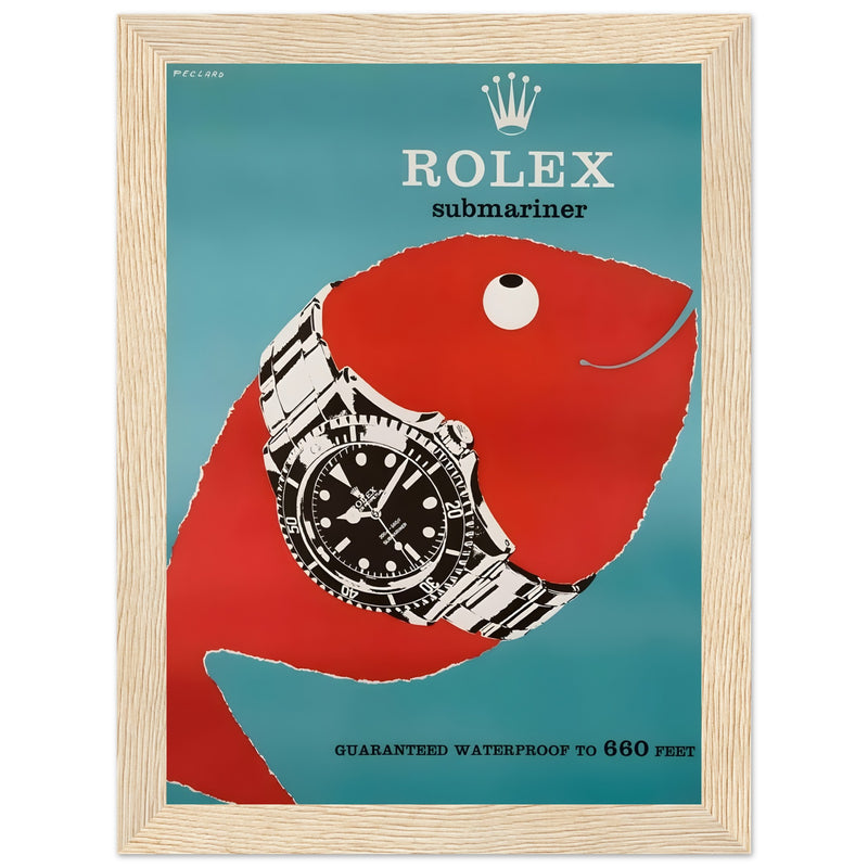 Rolex Submariner Vintage Poster Ad