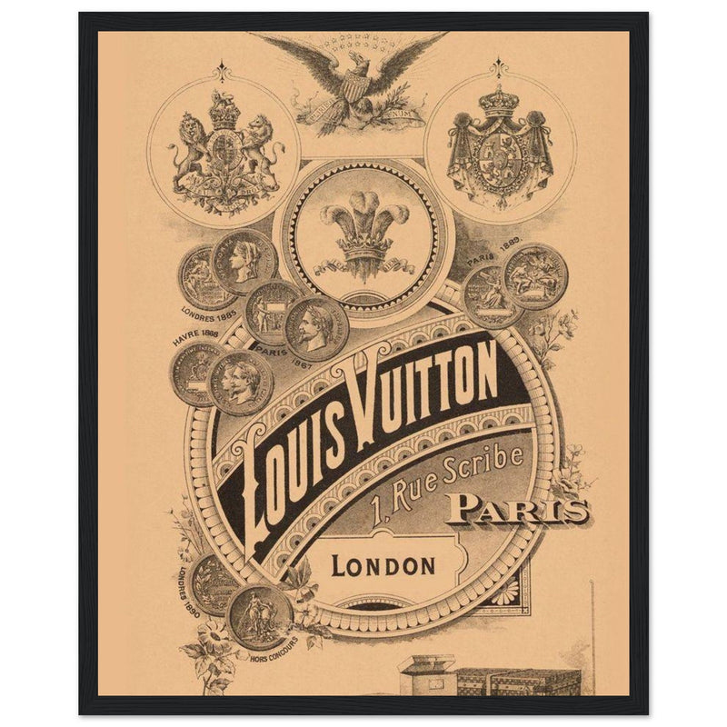 Louis Vuitton London Paris Vintage Poster Ad