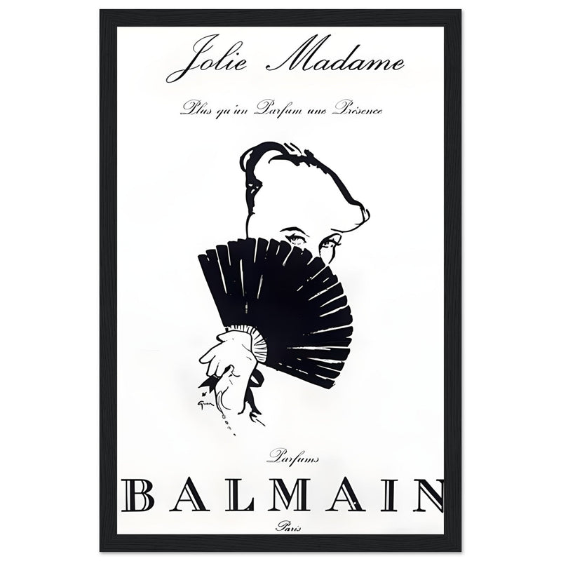 Balmain Jolie Madame Vintage Poster Ad