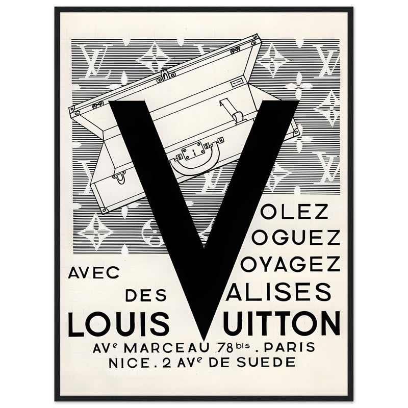 Louis Vuitton Nice, Paris Vintage Poster Ad