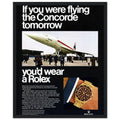 Rolex Oyster Perpetual Concorde Vintage Poster Ad