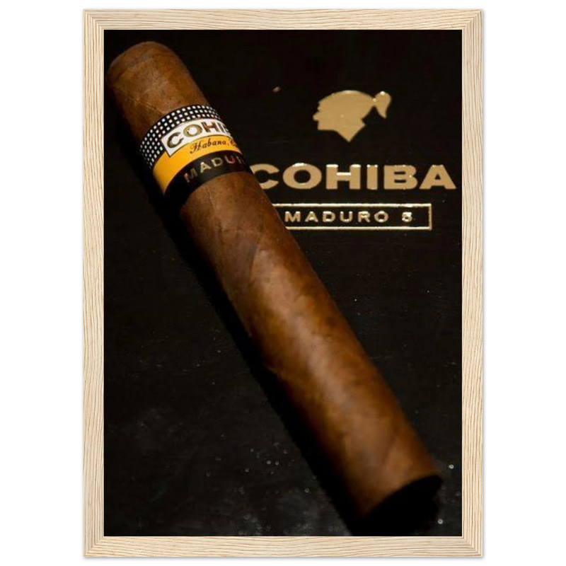Cohiba Maduro 5 Vintage Cigar Poster