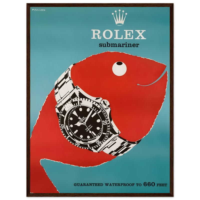 Rolex Submariner Vintage Poster Ad