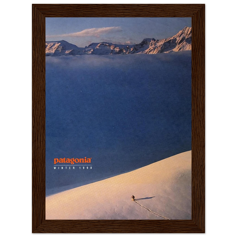 Patagonia Vintage Poster Ad - Winter 1990