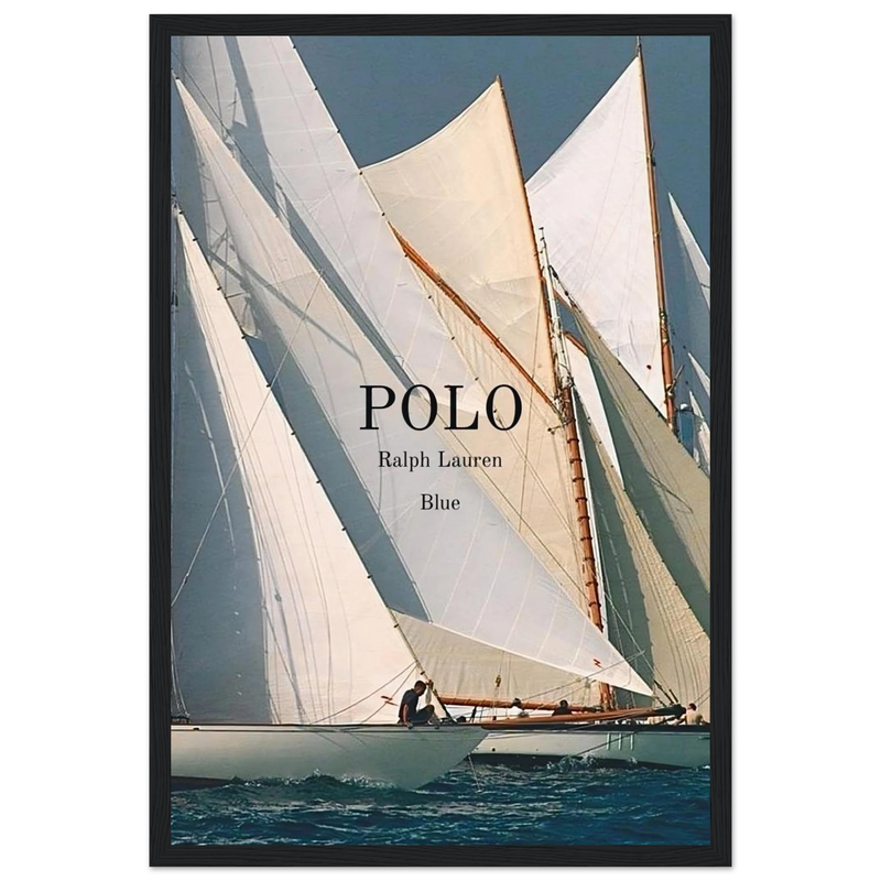 Polo Ralph Lauren Vintage Ad Poster - Polo Blue