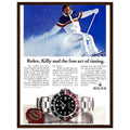 Rolex Alpine Gold Medal Sweep Vintage Poster