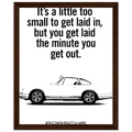 Porsche Vintage Poster  White 911
