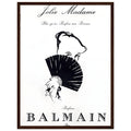 Balmain Jolie Madame Vintage Poster Ad