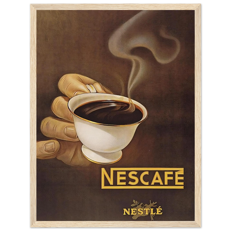 Nestle Nescafe Vintage Poster