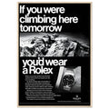Rolex Explorer Everest Vintage Poster Ad