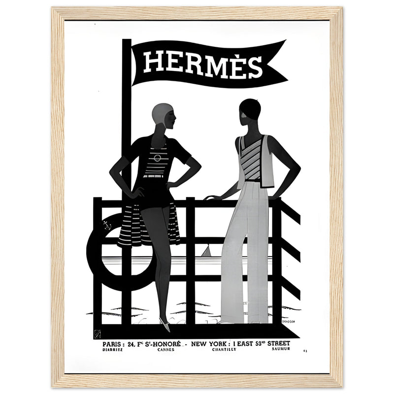 Hermes Flag Vintage Poster Ad