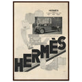 Hermes Fashion Vintage Poster Ad