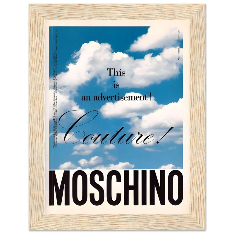 Moschino Vintage Poster Ad