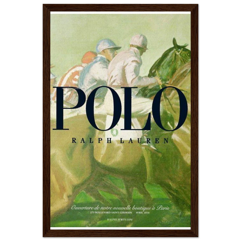 Polo Ralph Lauren Paris Vintage Poster Ad