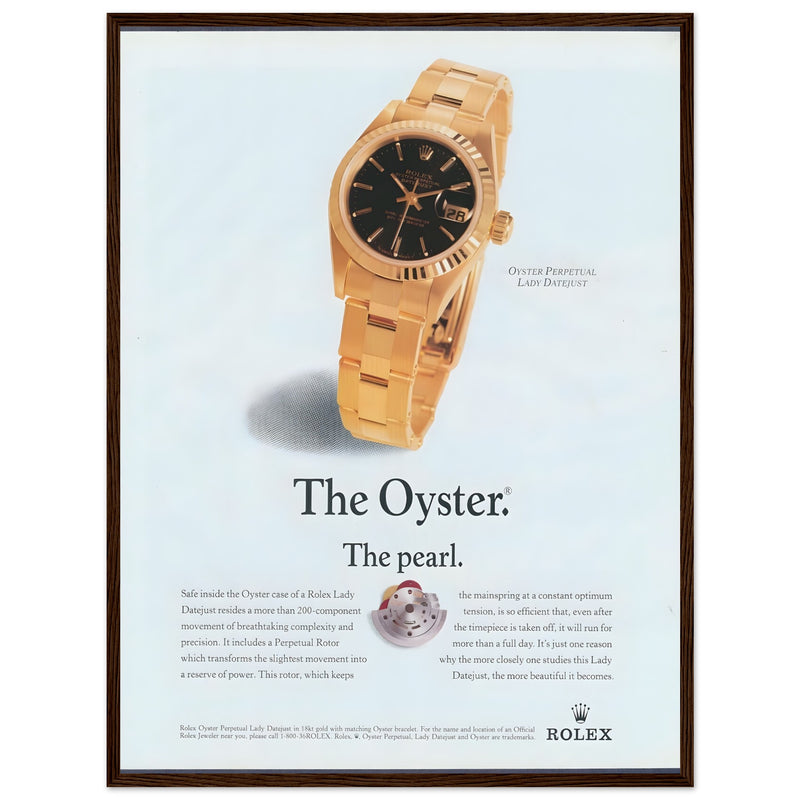 Rolex The Oyster Vintage Poster Ad