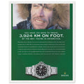 Rolex Explorer Vintage Poster Ad