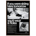 Rolex Ski Vintage Poster Ad