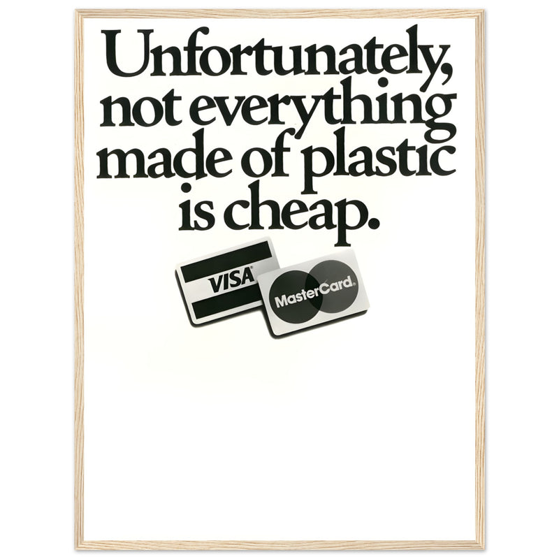 Visa Mastercard Vintage Poster