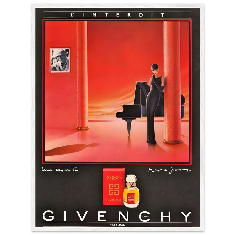 Givenchy Parfums Vintage Poster Ad