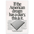 Wall Street Journal Vintage Poster Ad - American Dream Diary