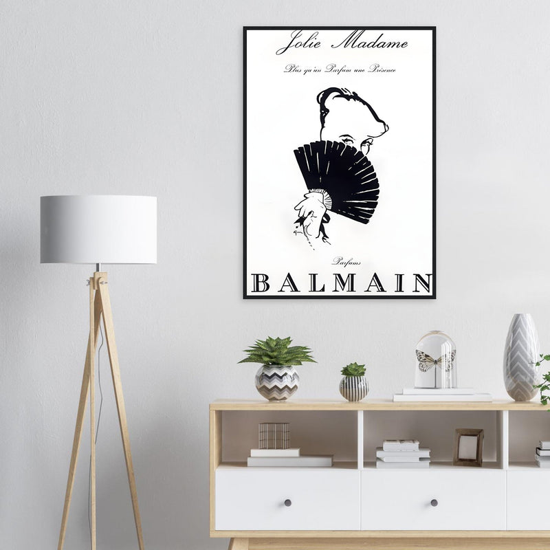 Balmain Jolie Madame Vintage Poster Ad
