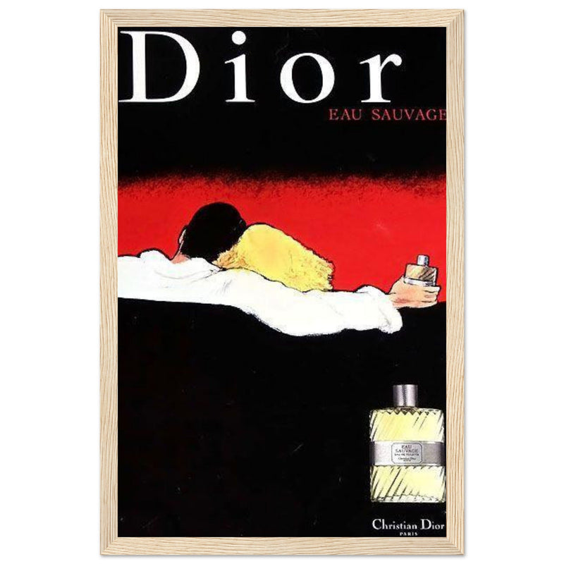 Dior Eau Sauvage Vintage Poster Ad