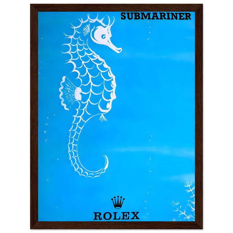 Rolex Submariner Vintage Ad Poster