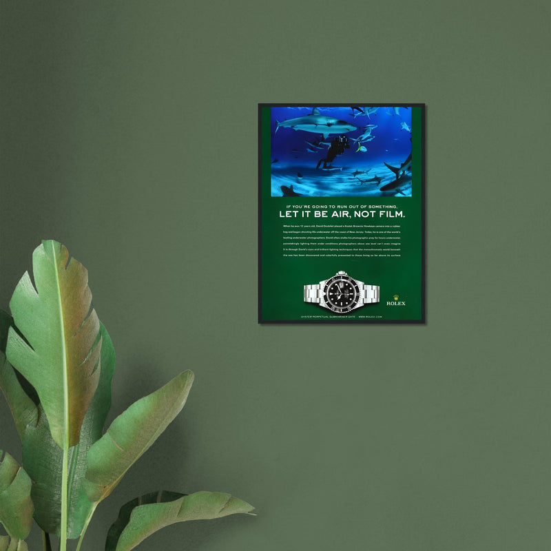 Rolex Submariner Vintage Poster Ad