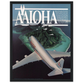 American Airlines AALOHA 1981 Vintage Poster Ad
