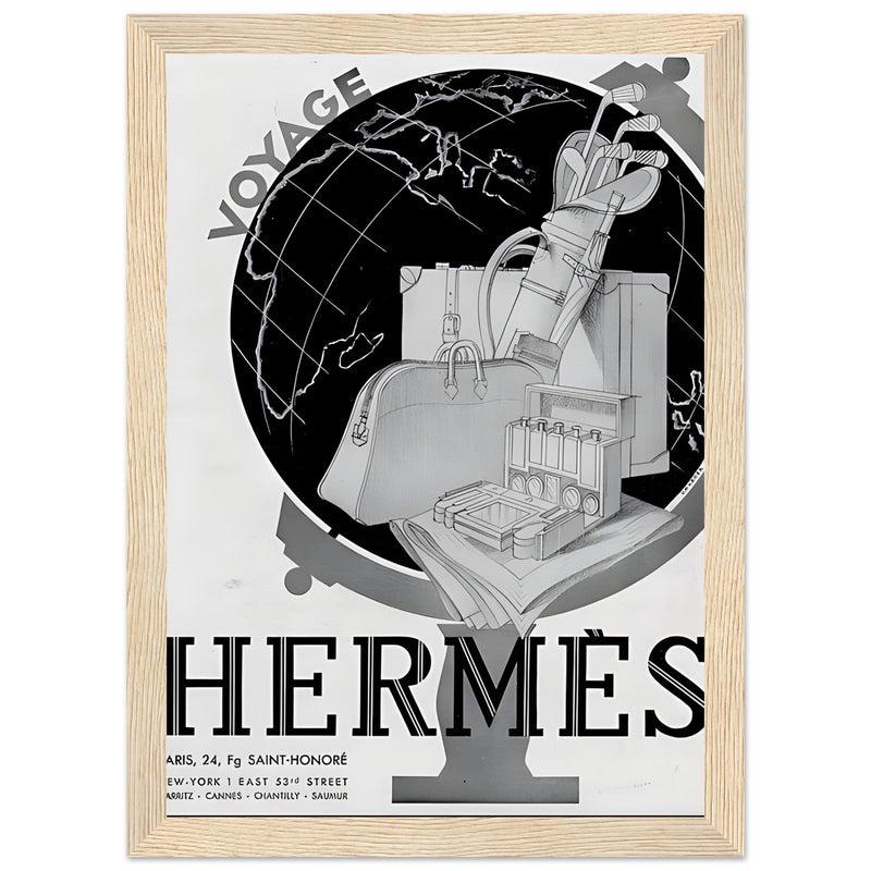 Hermes Voyage Vintage Poster