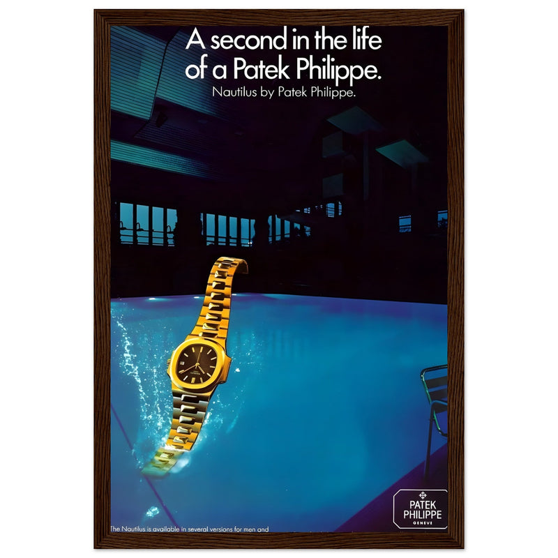 Patek Philippe A Second In the Life Vintage Poster