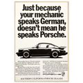 Porsche - German Speaking Vintage Poster
