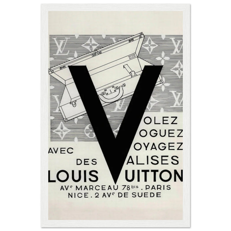 Louis Vuitton Nice, Paris Vintage Poster Ad