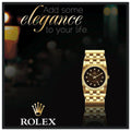 Rolex Elegance Vintage Poster Ad