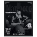 Marlboro Red Label Vintage Ad Poster