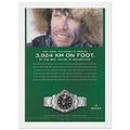 Rolex Explorer Vintage Poster Ad