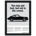 Porsche Vintage Poster - Lost