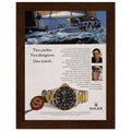 Rolex Yacht Submariner Vintage Poster Ad