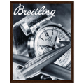 Breitling Sprint Montbrillant Vintage Ad Poster