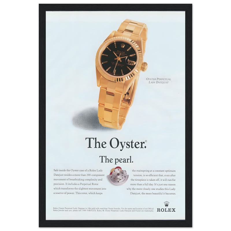 Rolex The Oyster Vintage Poster Ad
